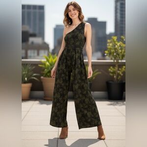 Free People Jumper The Maya green & Black Combo. Shoulder Baring. XS